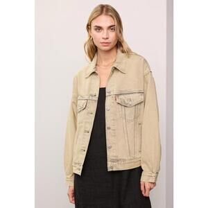 Levi’s Brown 90s Trucker Jacket Size M with Discoloration